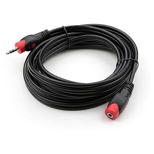 Кабель мультимедийный Vinga Jack 3.5mm M/F 3 m (VCPDCJ35MF3BK) mp.test-s.org.ua - Фото 1