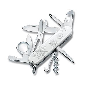 Мультитул Victorinox Swiss Army Explorer белый "Зима" (1.6703.77) - Фото 1
