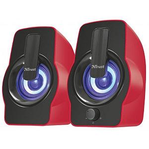 Акустична система Trust Gemi RGB red USB (22979) - Фото 1