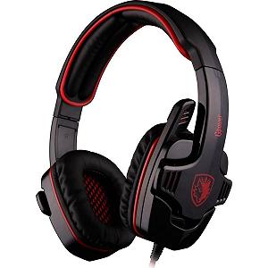 Навушники Sades Gpower Black/Red (SA708-B-R) mp.test-s.org.ua - Фото 1