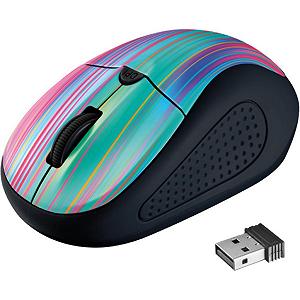 Мышь Trust Primo Wireless Mouse - black rainbow (21479) - Фото 1