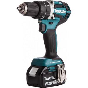 Шуруповерты Makita дрель-шуруповерт с ударом LXT, 18В, 5Аг х 2шт, DC1 (DHP484RTE) mp.test-s.org.ua - Фото 1
