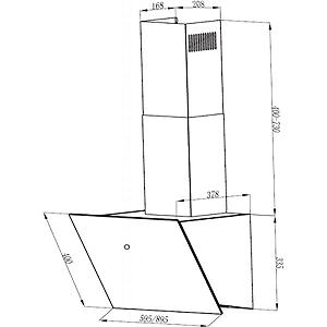 Кухонные вытяжки Faber VRT BK A90 2LS (VRT BK A90 2LS) mp.test-s.org.ua - Фото 1