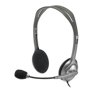 Навушники Logitech H110 Stereo Headset with 2*3pin jacks (981-000271) - Фото 1