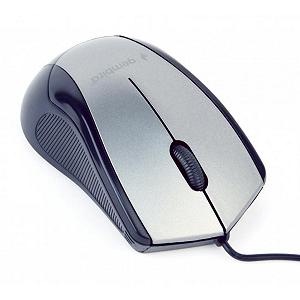 Мишка Gembird MUS-3B-02-BG Black/Grey USB (MUS-3B-02-BG) - Фото 1