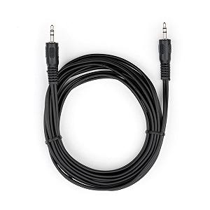 Кабель мультимедійний Vinga Jack 3.5mm 3 m MM 3С (VCPDCJ35MM3BK) - Фото 1