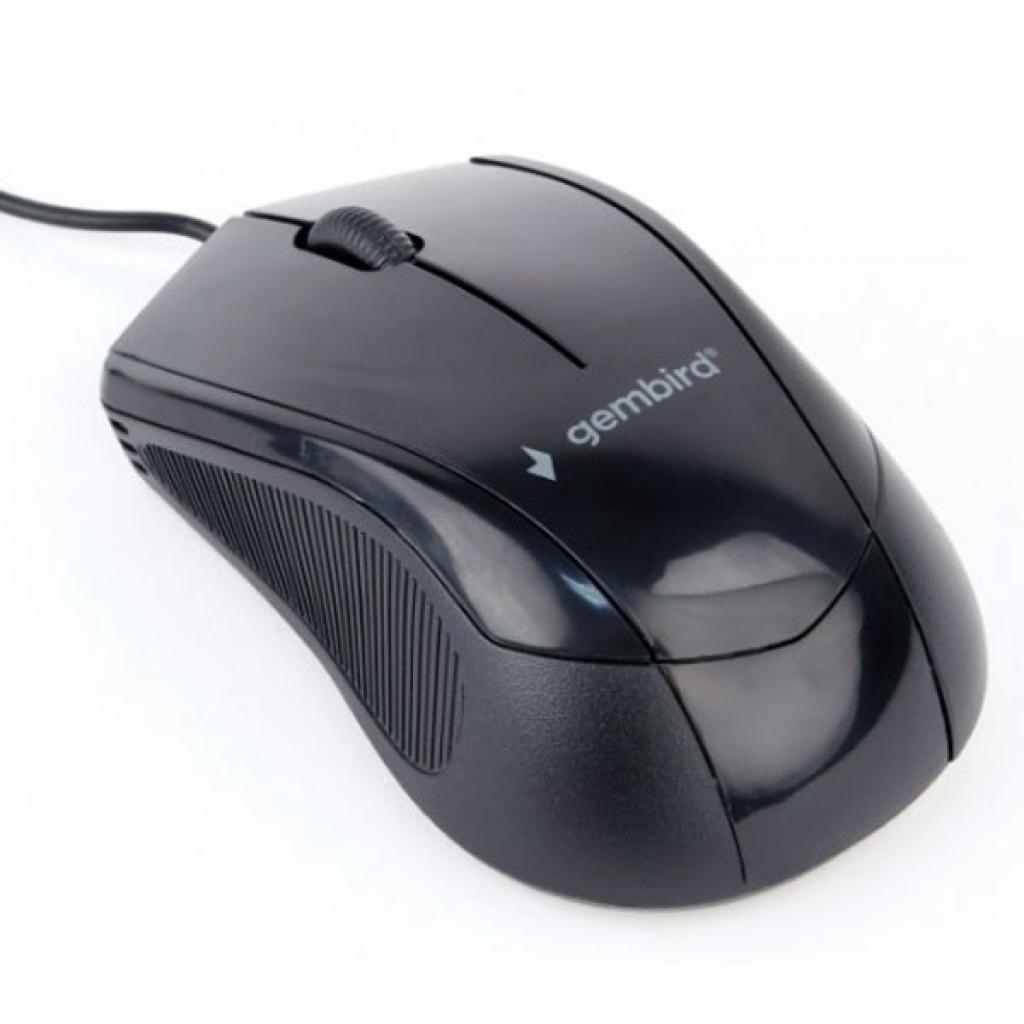 Мишка Gembird MUS-3B-02 Black USB (MUS-3B-02), фото №2
