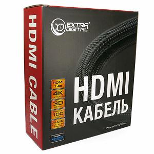 Кабель мультимедійний EXTRADIGITAL HDMI to HDMI  10.0m (KBH1613) mp.test-s.org.ua - Фото 1