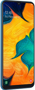 Смартфон Samsung Galaxy A30 4/64GB Blue (SM-A305FZBOSEK) - Фото 1