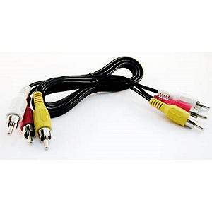 Кабель мультимедийный Atcom 3RCA to 3RCA 5.0m (10713) - Фото 1