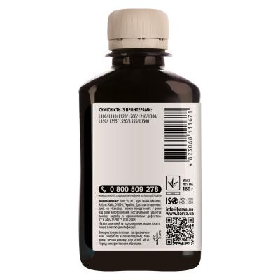 Чернила BARVA EPSON L100/L210/L300/L350/L355 (T6641) 180г BLACK (L100-399), фото №2