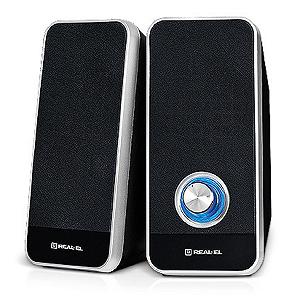 Акустична система REAL-EL S-80, USB, black (S-80) - Фото 1