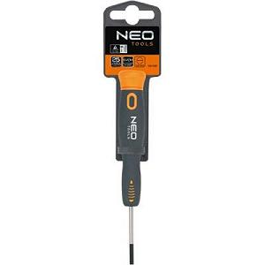 Отвертки Neo шлицевая прецизионная 3.0 х 40 мм, CrMo (04-084) mp.test-s.org.ua - Фото 1
