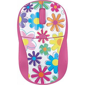 Мышь Trust Primo Wireless Mouse - pink flowers (21481) mp.test-s.org.ua - Фото 1