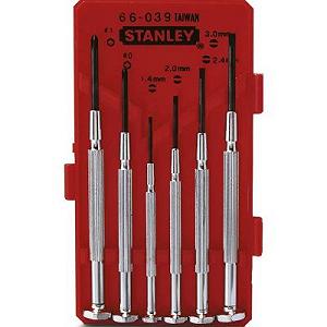 Набір інструментів Stanley отверток точной механики Watchmaker 6шт. (1-66-039) mp.test-s.org.ua - Фото 1