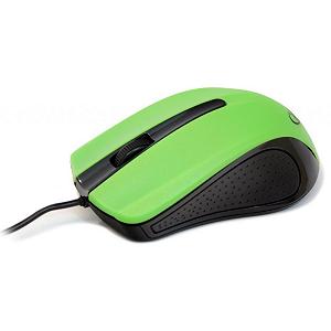 Мишка Gembird MUS-101-G 1200dpi USB green (MUS-101-G) - Фото 1