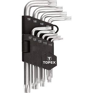 Набір інструментів Topex ключи шестигранные Torx T10-T50, набор 9 шт.*1 уп. (35D960) mp.test-s.org.ua - Фото 1