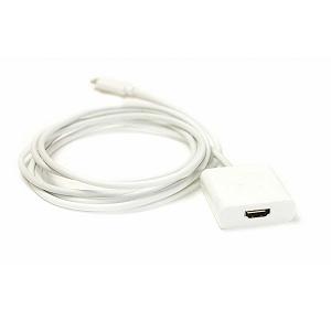 Кабель мультимедийный PowerPlant USB Type-C to HDMI F 1.8m (KD00AS1271) - Фото 1