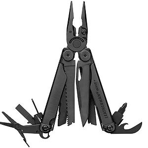 Мультитул Leatherman WAVE PLUS BLACK, синтетический чехол (832526) - Фото 1