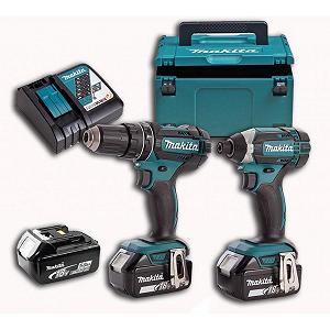 Шуруповерты Makita LXT (DDF482, DTD152, DC18RC, BL1850Bx3, Makpac) (DLX2127TJ1) - Фото 1