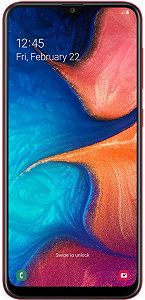 Смартфон Samsung Galaxy A20 3/32GB Red (SM-A205FZRVSEK) - Фото 1