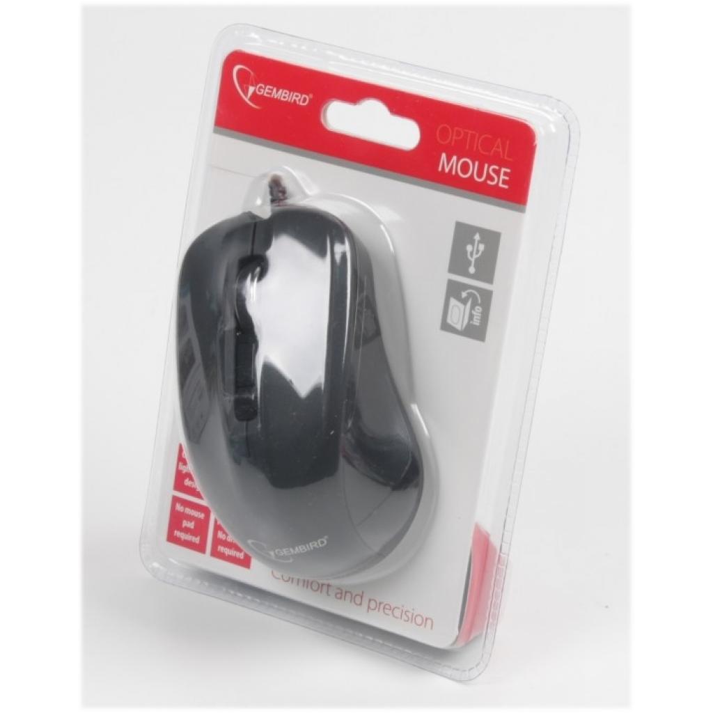 Мишка Gembird MUS-201 USB Black (MUS-201), фото №4
