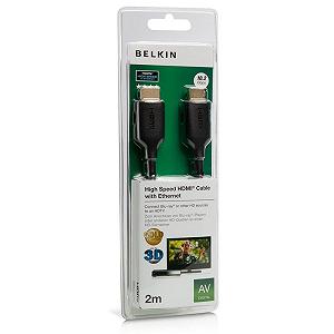 Кабель мультимедійний Belkin HDMI to HDMI  2.0m (F3Y021bt2M) mp.test-s.org.ua - Фото 1