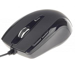Мишка Gembird MUS-GU-01 USB Black (MUS-GU-01) - Фото 1