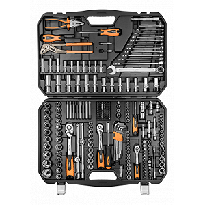 Набір інструментів NEO tools сменных головок 1/2 ", 3/8", 1/4 "233 шт. (08-681) - Фото 1