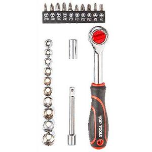 Набір інструментів Top Tools торцевых гаечных ключей  1/4 ", 23ед. (38D505) - Фото 1