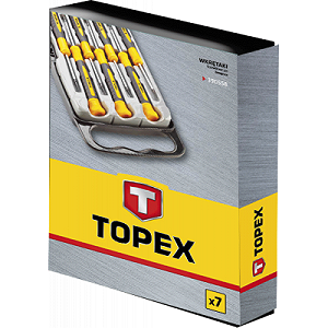 Викрутка Topex прецизионная, набор 7 шт. (39D558) mp.test-s.org.ua - Фото 1