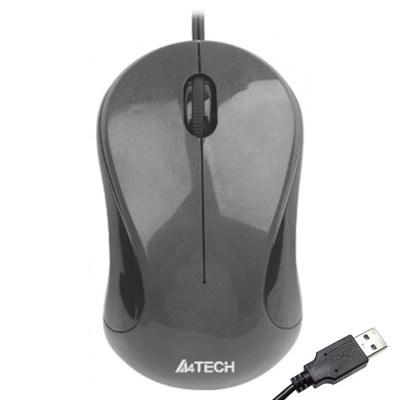 Компьютерная мышь A4Tech N-320-1 USB Glossy Gray (N-320-1), фото №1