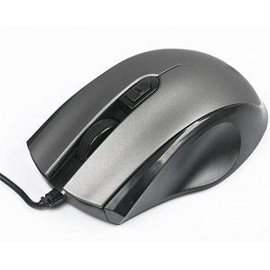 Мишка Maxxter Mc-405 USB Black/Grey (Mc-405) - Фото 1
