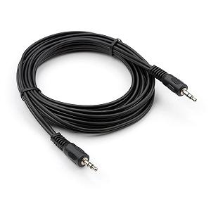 Кабель мультимедійний Vinga Jack 3.5mm 3 m MM 3С (VCPDCJ35MM3BK) mp.test-s.org.ua - Фото 1