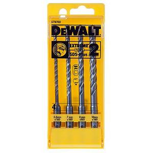 Бур DeWALT SDS-Plus EXTREME2 набор  5.5,7,8,10x160 (DT9702) mp.test-s.org.ua - Фото 1