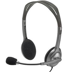 Навушники Logitech H111 Stereo Headset with 1*4pin jack (981-000593) - Фото 1