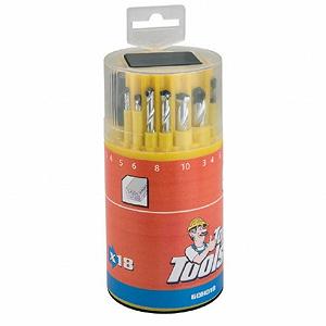 Свердло Top Tools 18 шт. метал/бетон/дерево (60H018) - Фото 1