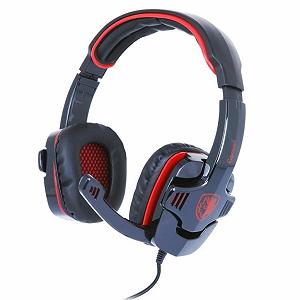 Навушники Sades Gpower Black/Red (SA708-B-R) - Фото 1