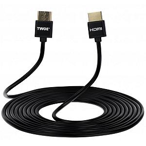Кабель мультимедийный 2E HDMI to HDMI 3.0m 2.0 Slim black (2EW-1119-3m) - Фото 1
