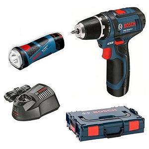 Шуруповерты BOSCH PT GSR 12V-15 аккумуляторный + Фонарь GLI 12V-80 (0.615.990.FZ9) mp.test-s.org.ua - Фото 1