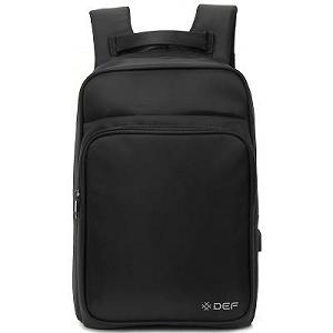 Рюкзаки для ноутбуков DEF 15.6" DW-02 anti-theft black (378538) mp.test-s.org.ua - Фото 1