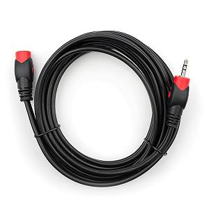 Кабель мультимедийный Vinga Jack 3.5mm M/F 3 m (VCPDCJ35MF3BK) - Фото 1
