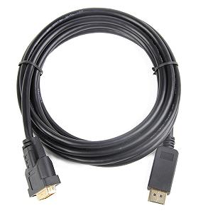 Кабель мультимедійний Cablexpert Display Port to DVI 24+1pin, 1.0m (CC-DPM-DVIM-1M) mp.test-s.org.ua - Фото 1