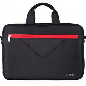 Сумки для ноутбуков Vinga 15.6" NB250BR black-red (NB250BR) mp.test-s.org.ua - Фото 1
