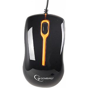 Мишка Gembird MUS-U-004-O USB Black/Orange (MUS-U-004-O) mp.test-s.org.ua - Фото 1