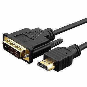 Кабель мультимедійний PATRON HDMI to DVI 24+1pin M, 1.8m (CAB-PN-DVI-HDMI-18F) - Фото 1