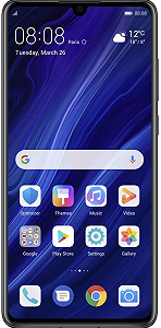 Смартфон Huawei P30 6/128G Black (51093NDK) - Фото 1