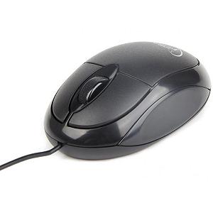 Мишка Gembird MUS-U-01 Black USB (MUS-U-01) - Фото 1