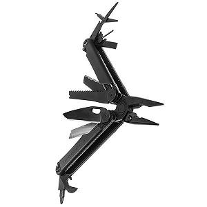 Мультитул Leatherman WAVE PLUS BLACK, синтетический чехол (832526) mp.test-s.org.ua - Фото 1