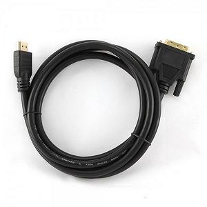 Кабель мультимедийный Cablexpert HDMI to DVI 18+1pin M, 0.5m (CC-HDMI-DVI-0.5M) mp.test-s.org.ua - Фото 1